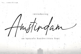 Amstirdam: The Perfect Script Font for Eye-Catching Campaigns