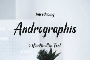 Andrographis: A Charming Script Font for Web Design