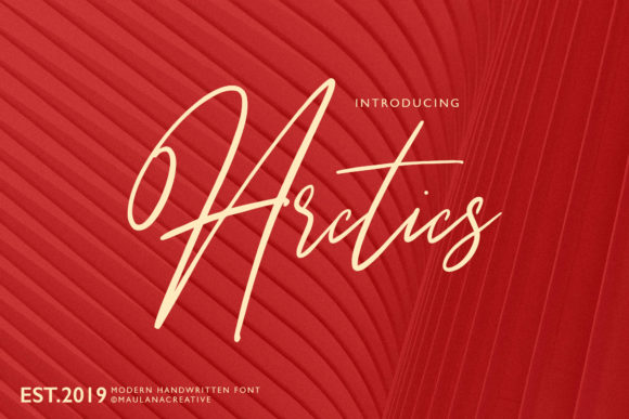 Arctics: A Modern Script Font for Authentic Web Design