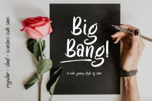 Big Bang: A Versatile Script Font for Creative Branding