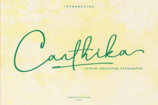 Canthika: The Perfect Script Font for Handmade Creations