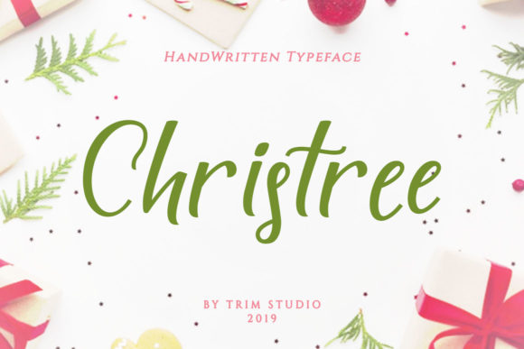 Christree: A Festive Script for Your Holiday Branding