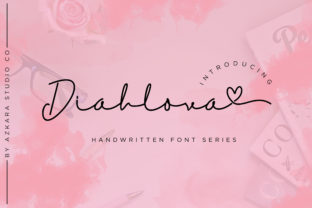 Diahlova: A Sweet and Light Script Font for Romantic Branding