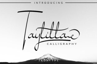 Discover Taylilla: A Calligraphic Font for Makers