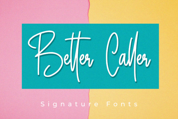 Discovering Better Caller: A Charming Script Font for Editorial Design