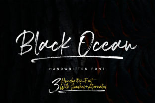 Discovering Black Ocean: A Modern Script Font for Editorial Design