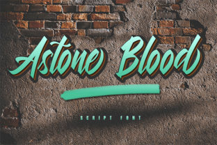 Elevate Your Brand with Astone Blood: A Sweet and Cool Font