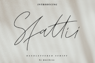 Elevate Your Campaigns with Sfattii: A Classy Calligraphy Font