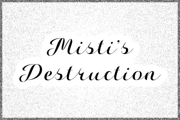Elevate Your Editorial Design with Misti s Destruction Font