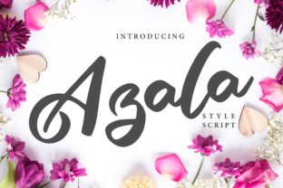 Enhance Your Brand with Azala: A Delightful Script Font