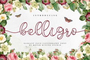 Enhance Your Brand with Belligro: A Charming Script Font