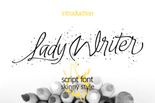 Enhance Your Brand with Lady Writer Skinny Font