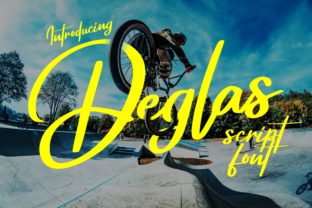 Enhance Your Web Design with Deglas: A Modern Script Font