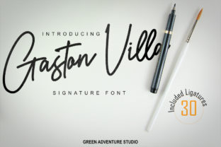 Gaston Villa: A Luxurious Script Font for Elegant Branding