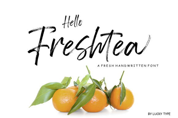Hello Freshtea: A Playful Script Font for Modern Web Design