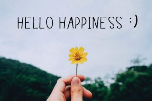 Hello Happiness: A Handwritten Font for Engaging Visuals
