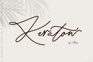 Keraton: A Signature Script Font for Editorial Elegance