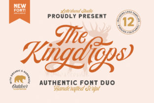 Kingdrops Duo: A Versatile Font for Creative Branding