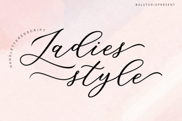 Ladies Style: A Playful Handwritten Font for Editorial Design