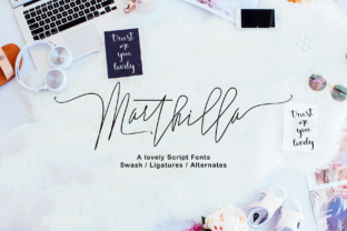 Marthilla: A Handwritten Font for Unique Web Design