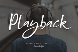 Playback: A Bold and Charming Script Font for Web Design