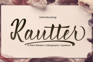 Transform Your Brand with Rautter: A Unique Script Font