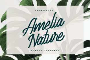 Transform Your Brand with the Elegant Amelia Nature Font