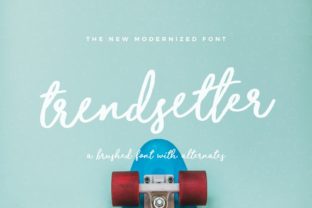 Trendsetter: A Handwritten Font for Modern Editorial Design