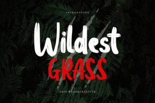 Wildest Grass: A Fresh, Lively Script Font