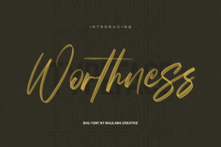 Worthness: The Perfect Script Font for Modern Marketers